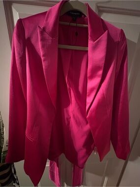 Express Hot Pink Tailored Blazer NEVER WORN!